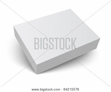 Blank Packaging Box With Shadow