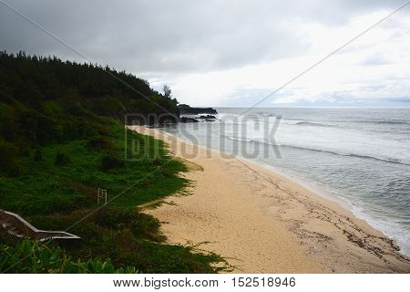 Gris-Gris beach in village Souillac, island of Mauritius.