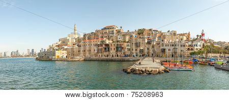 View of Jaffa with Tel Aviv in the background