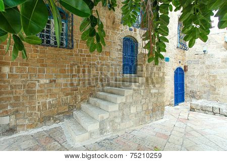 Typical view of Jaffa's narrow old alley