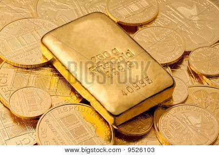 Investment In Gold As Gold Bullion And Gold Coins