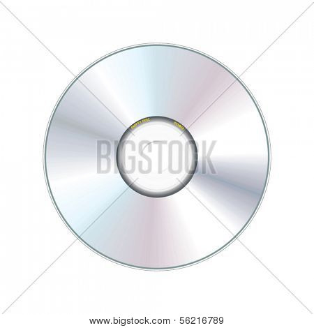 realistic compact disc - vector