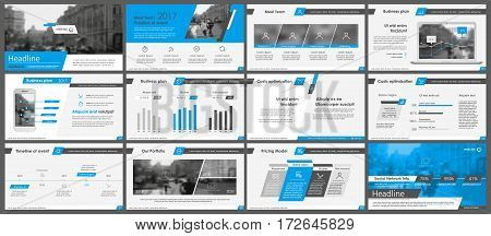 Blue elements for infographics on a white background. Presentation templates. Use in presentation, flyer and leaflet, corporate report, marketing, advertising, annual report, banner.