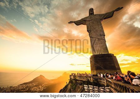 Christ the Redeemer statue, top of Corcovado mountain