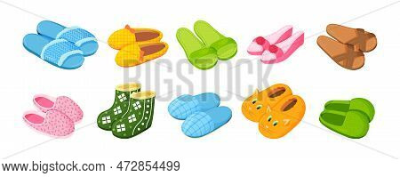 Slipper Footwear. Kids Home Shoes. Fur Or Fluffy Comfortable Hotel Leg Clothing. Summer Casual Fashi