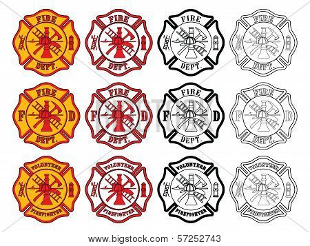 Firefighter Cross Symbol