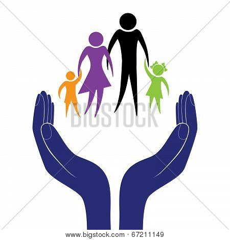 Family Care Vector