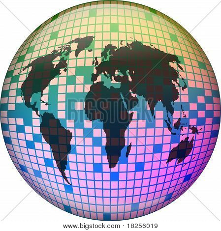 Pixel Globe