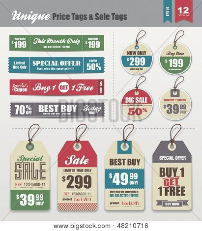 Sale Tags & Price Tags Collection