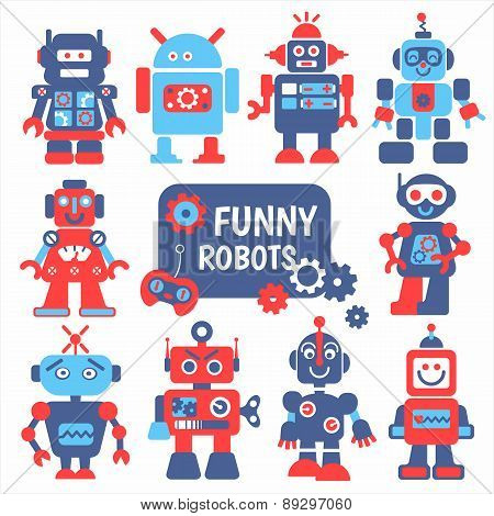 Funny Robots Set