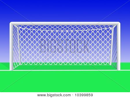 Soccer goal.