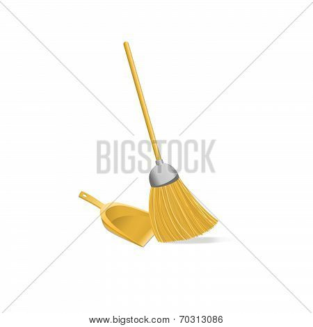 Broom And Dustpan