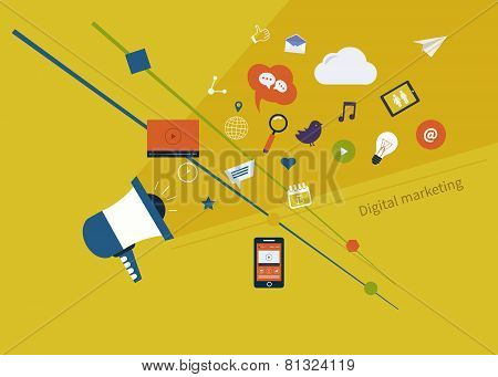 Digital marketing set