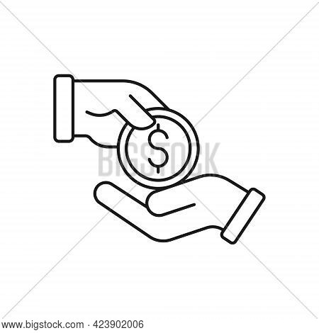 Money with Hand icon. Money icon. Money icon vector. Money Cash icon. Money cash vector. Money Vector. Dollar Money symbol. Money Logo. Money Sign. Dollar Money icon logo template. Money with Hand icon design for web, logo, sign, symbol, app UI