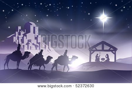 Nativity Christmas Scene