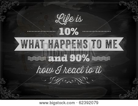 Quote Typographical Background, vector design. 