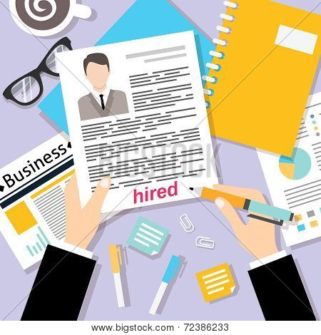 Business cv background