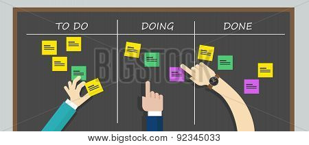 kan ban to do list board kanban task