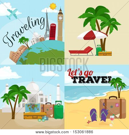 Travel concept. Travel bag. Travel passport. Travel camera. Travel ticket. Travel airplane. Travel Isometric Travel flat. Travel 3d. Travel vector. Travel illustration. Travel insurance Travel luxury