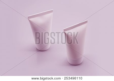 Liquid Cream Lotion Cosmetic Container Packaging Mockup Template