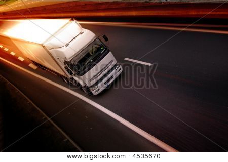 Truck On Highway