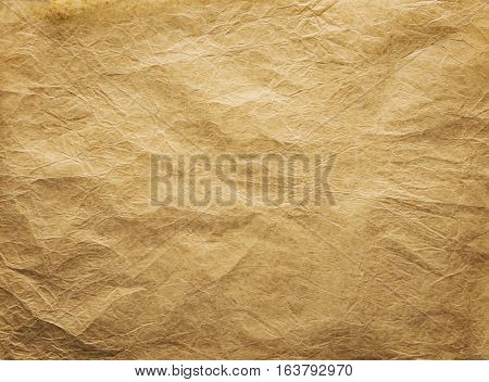 Old Wrinkled Paper Background Papers Folds Wrinkles Texture Brown Weathered Parchment