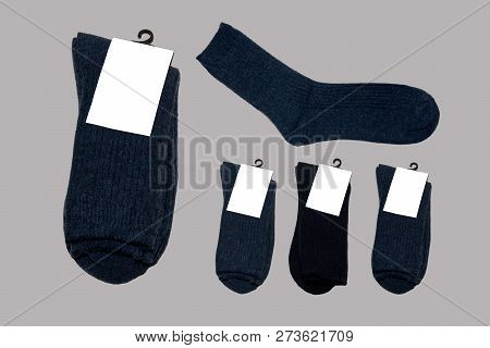 Socks Made Of Natural Wool. Warm Socks. Pairs Of Colorful Socks. For Men, For Women, For Children. U