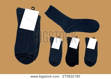 Socks Made Of Natural Wool. Warm Socks. Pairs Of Colorful Socks. For Men, For Women, For Children. U