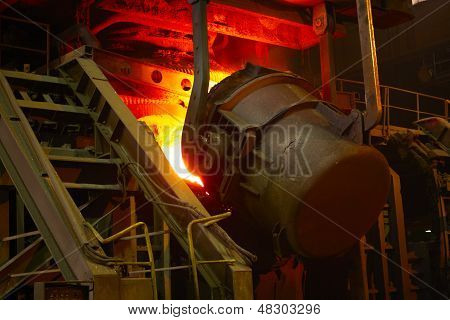 Molten Hot Steel