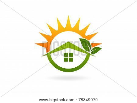 home eco friendly logo