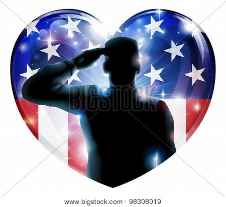 Veterans Day Soldier Or 4Th July Concept