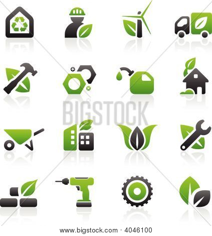 Green Building Icons