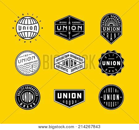 Vintage Logo & Badges 2. perfect for identity, logo, insignia or badge design with retro vintage looks. it is also good for print design such clothing line, merchandise etc.