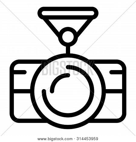 Action Camera Suction Cup Icon. Outline Action Camera Suction Cup Vector Icon For Web Design Isolate