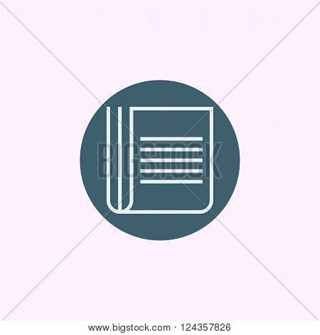 Newspaper Icon In Vector Format. Premium Quality Newspaper Icon. Web Graphic Newspaper Icon Sign On