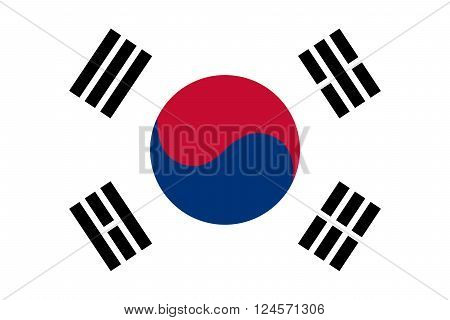 South Korea Flag ( Republic of South Korea )