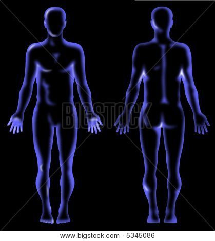 menschliche Anatomie x Ray vision