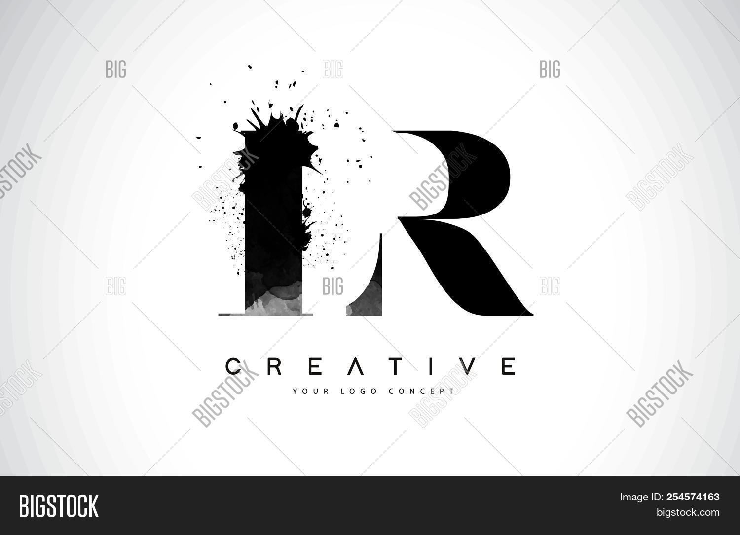 Lr L R Letter Logo Vector & Photo (Free Trial) | Bigstock