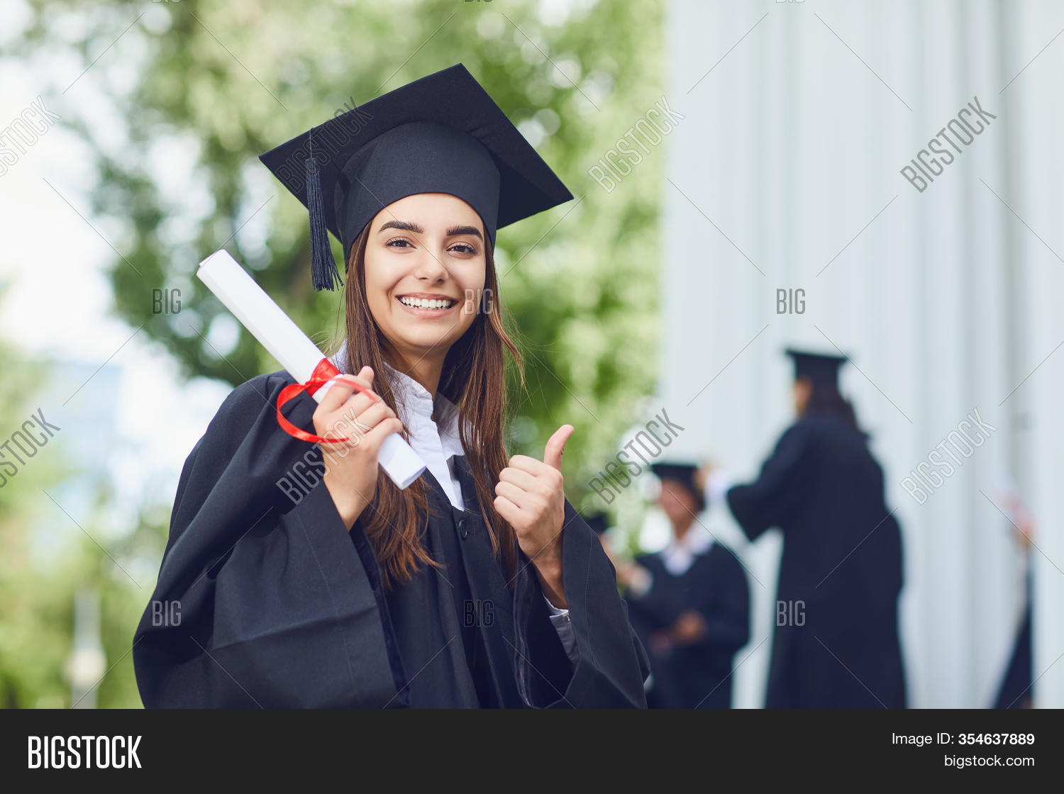 University Graduation Girl