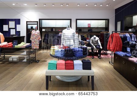 Brand New Interior Of Cloth Store