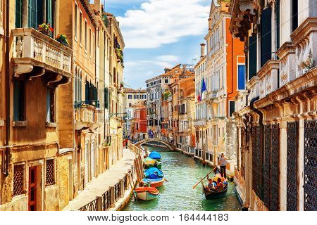 View Of The Rio Marin Canal, Venice, Italy