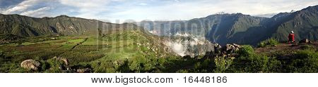 Colca Canyon in Peru - the deepest in the world