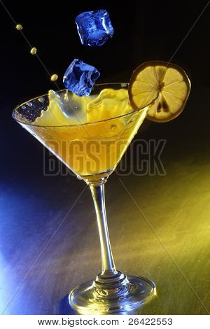 Martini splash en ijs