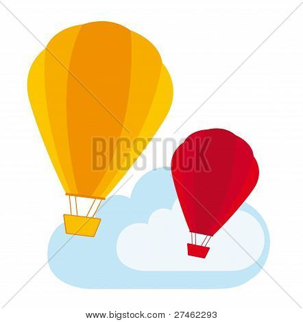 hot air balloons