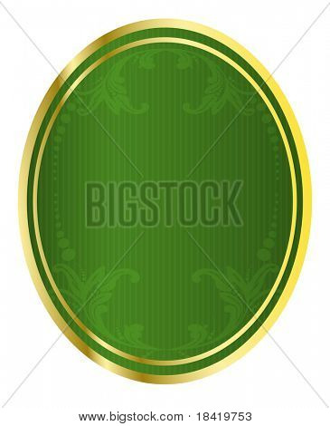 Vector illustration of royal beer tag