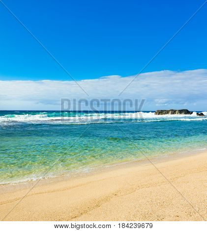 Amazing Gris-Gris beach at day time. Mauritius. 