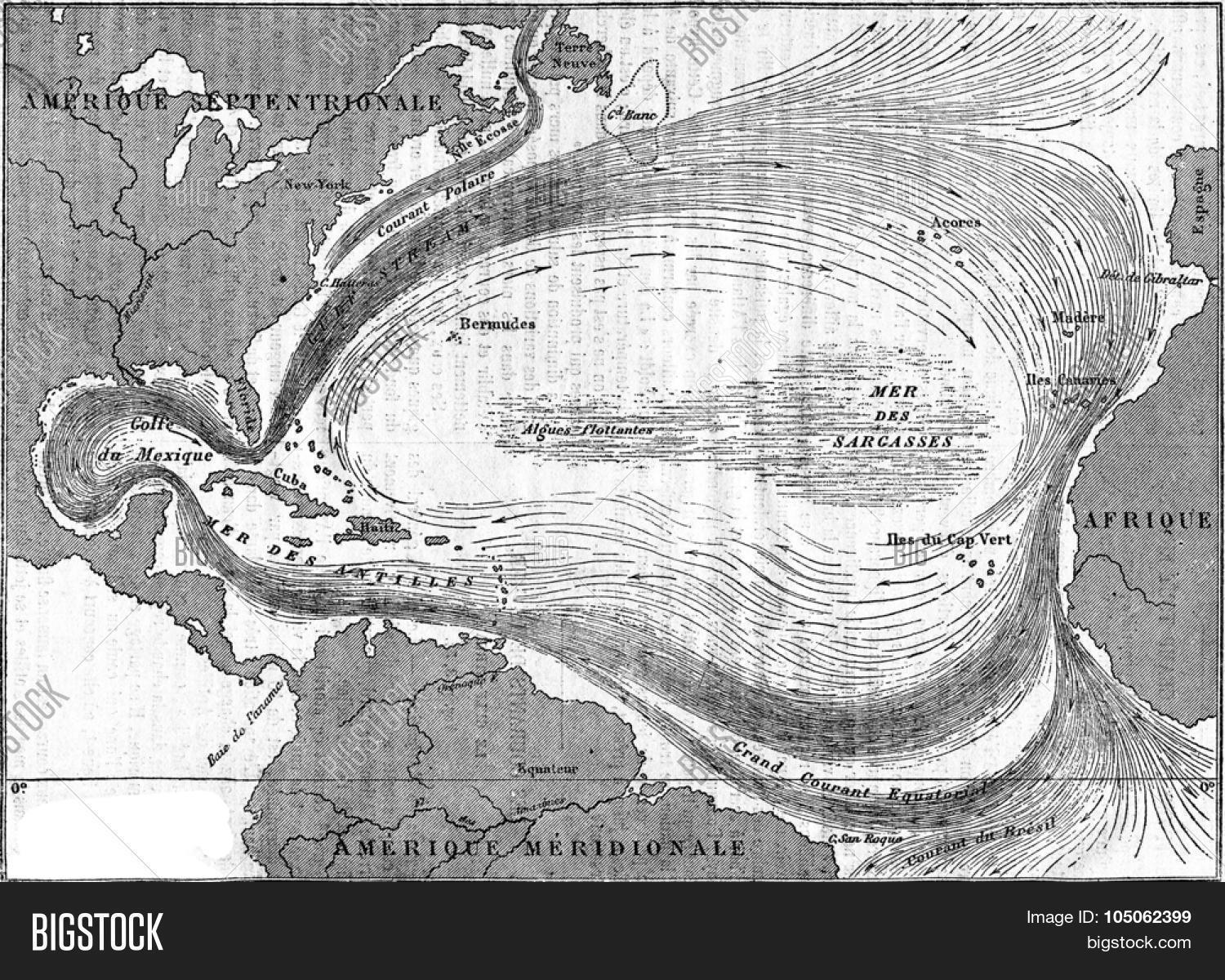 Map Gulf Stream, Image & Photo (Free Trial) | Bigstock