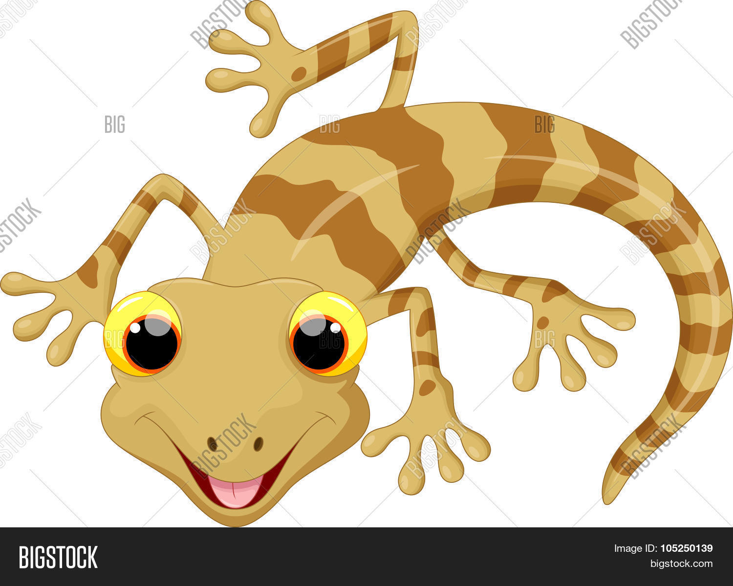 Cute Lizard Cartoon Vector & Photo (Free Trial) | Bigstock