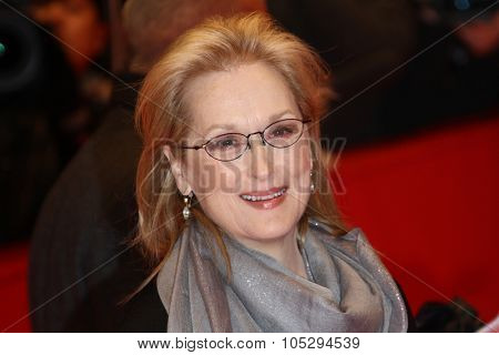 BERLIN, GERMANY - FEBRUARY 14: Actress Meryl Streep attends 'The Iron Lady' Premiere during of the 62nd Berlin International  Festival at the Berlinale Palast on February 14, 2012 in Berlin, Germany.