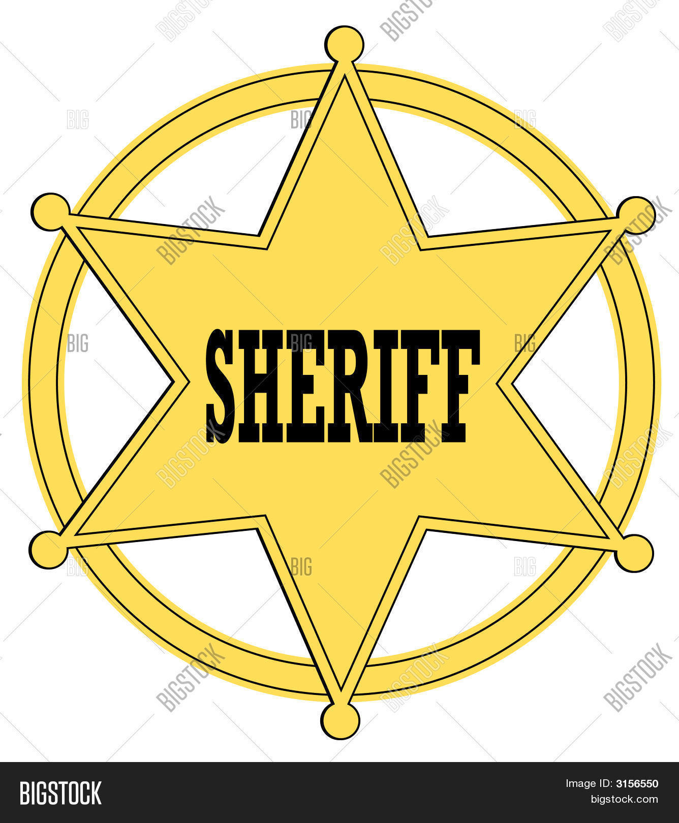 Printable Sheriff Badge